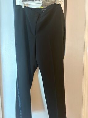Talbots Black Straight-Leg Dress Pants